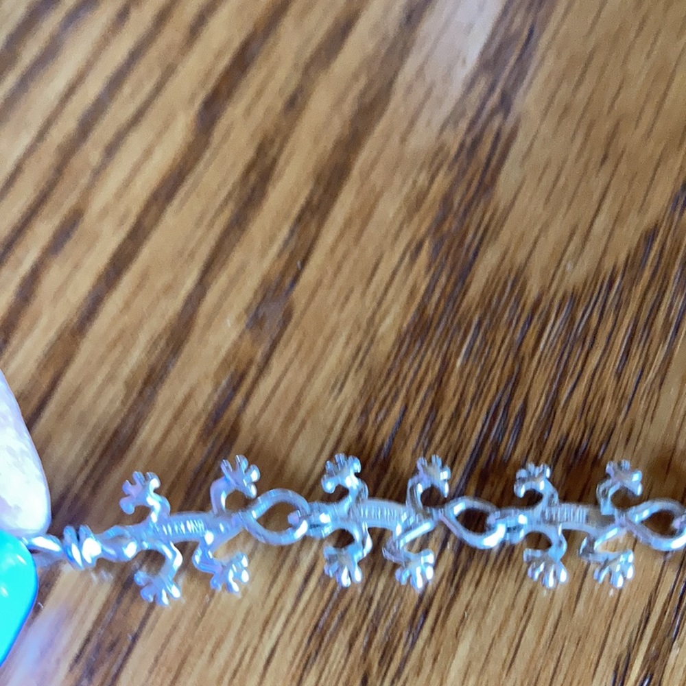🦎🦎Sterling silver lizard bracelet🦎🦎 - Picture 4 of 5